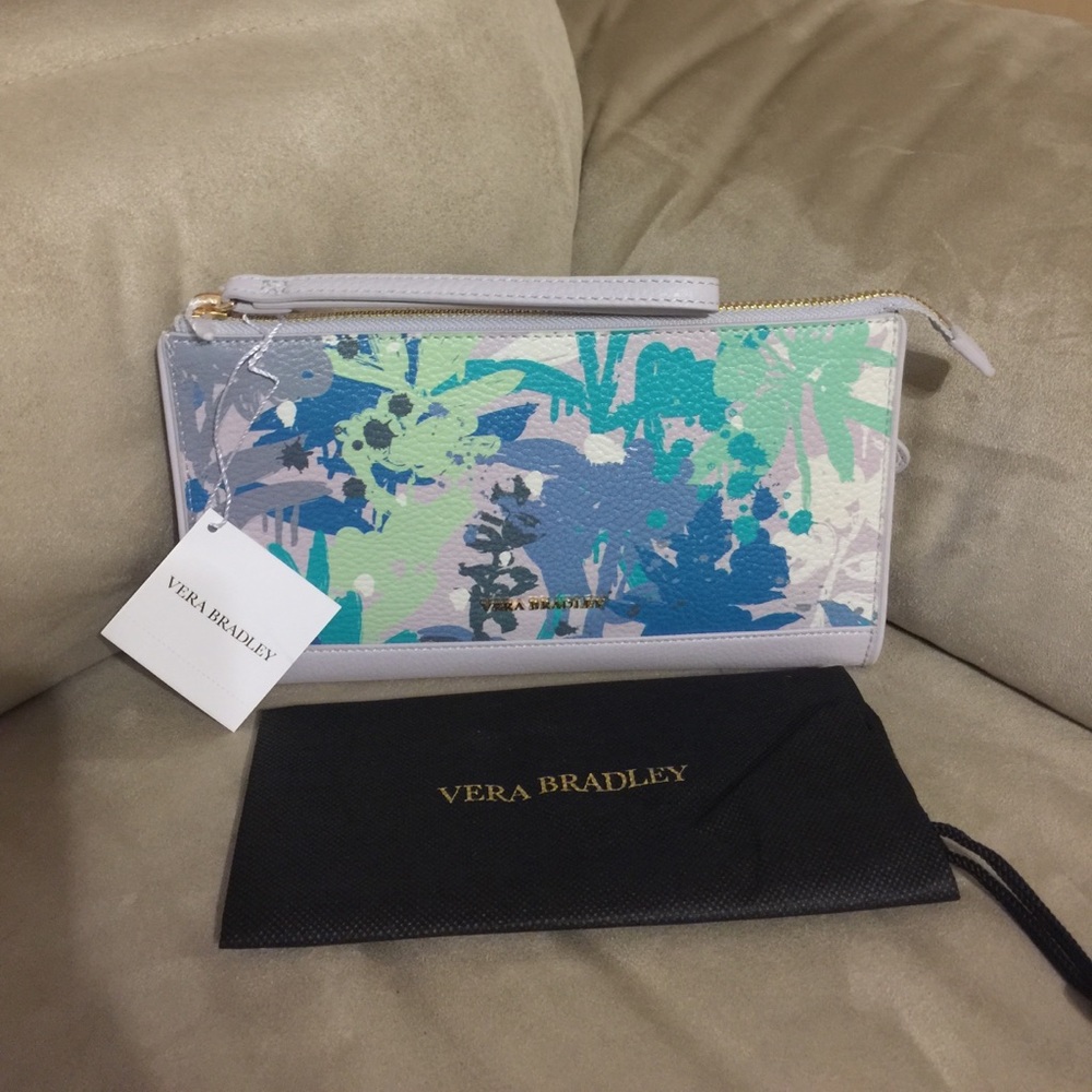 Vera Bradley slim Anna Wristlet